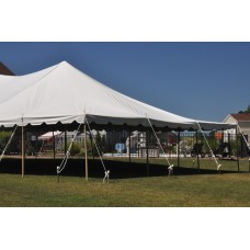 Party Tents Direct White Sectional Outdoor Wedding Canopy Pole Tent (40x80)   